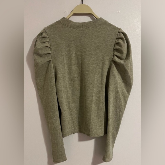 7 for All Mankind puff sleeve cardigan S - Picture 3 of 8